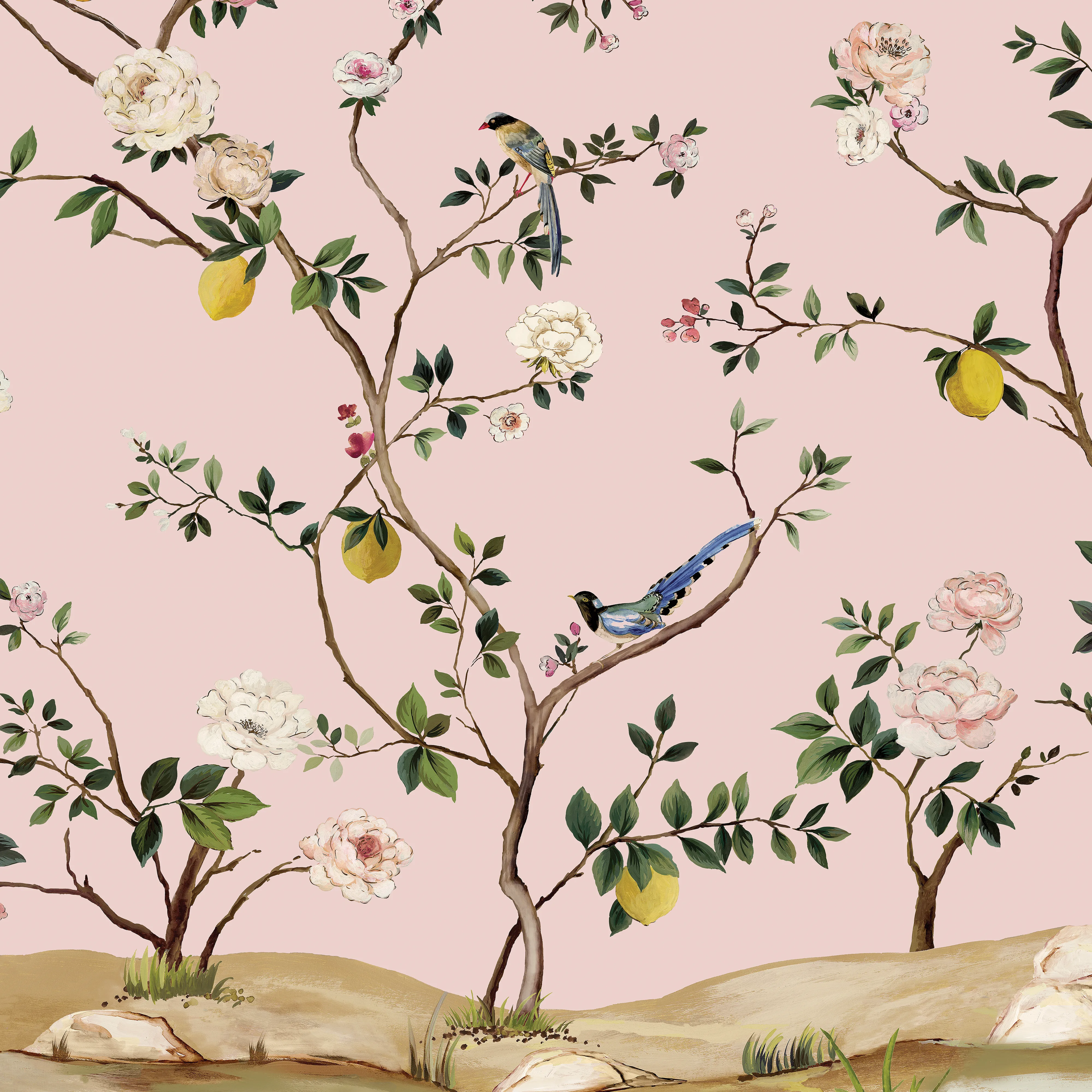 Kravet Design Panel Designs W4177 in Pink & Yellow (W4177.417.0)