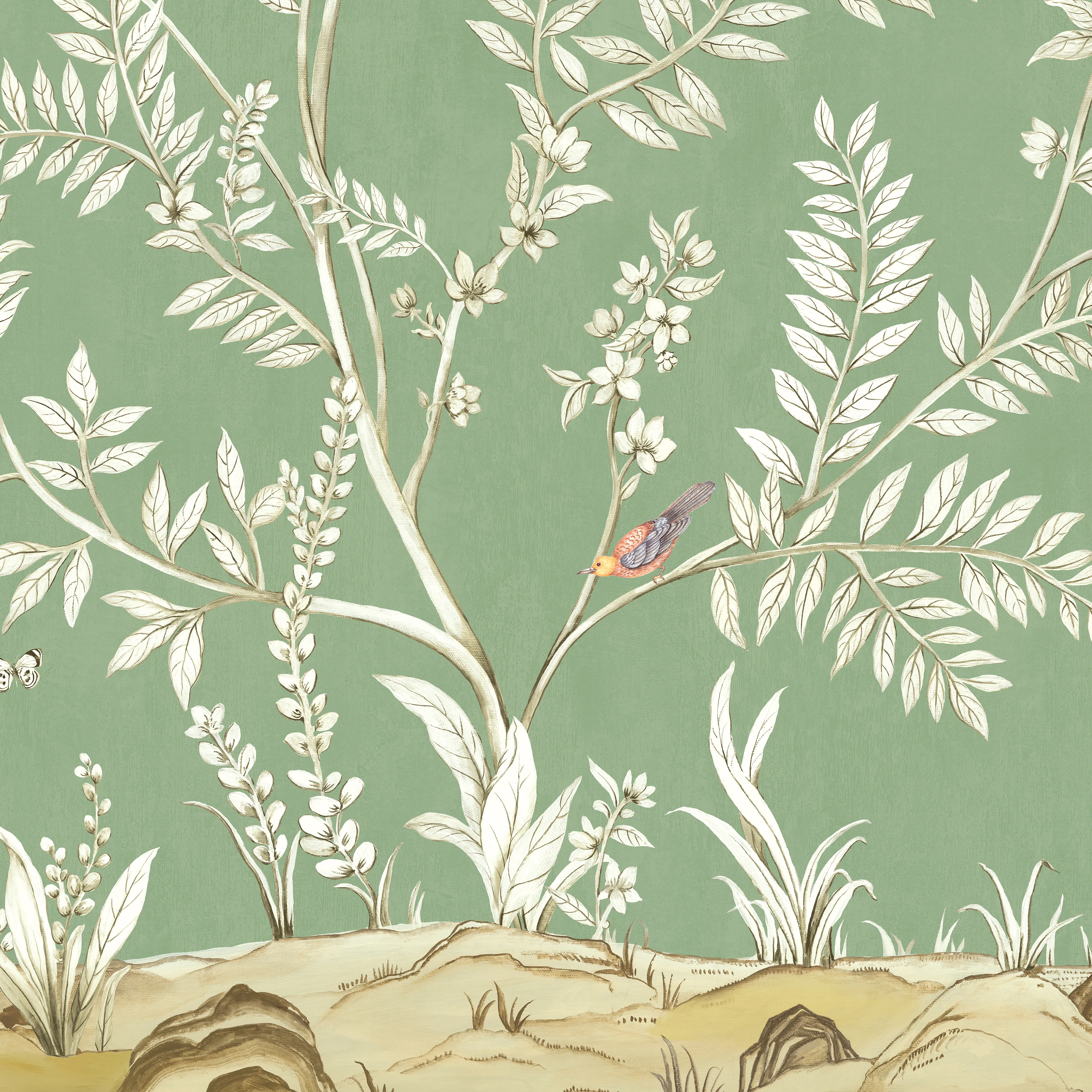 W4178.30.0 | Panel Designs W4178 – Sage & White