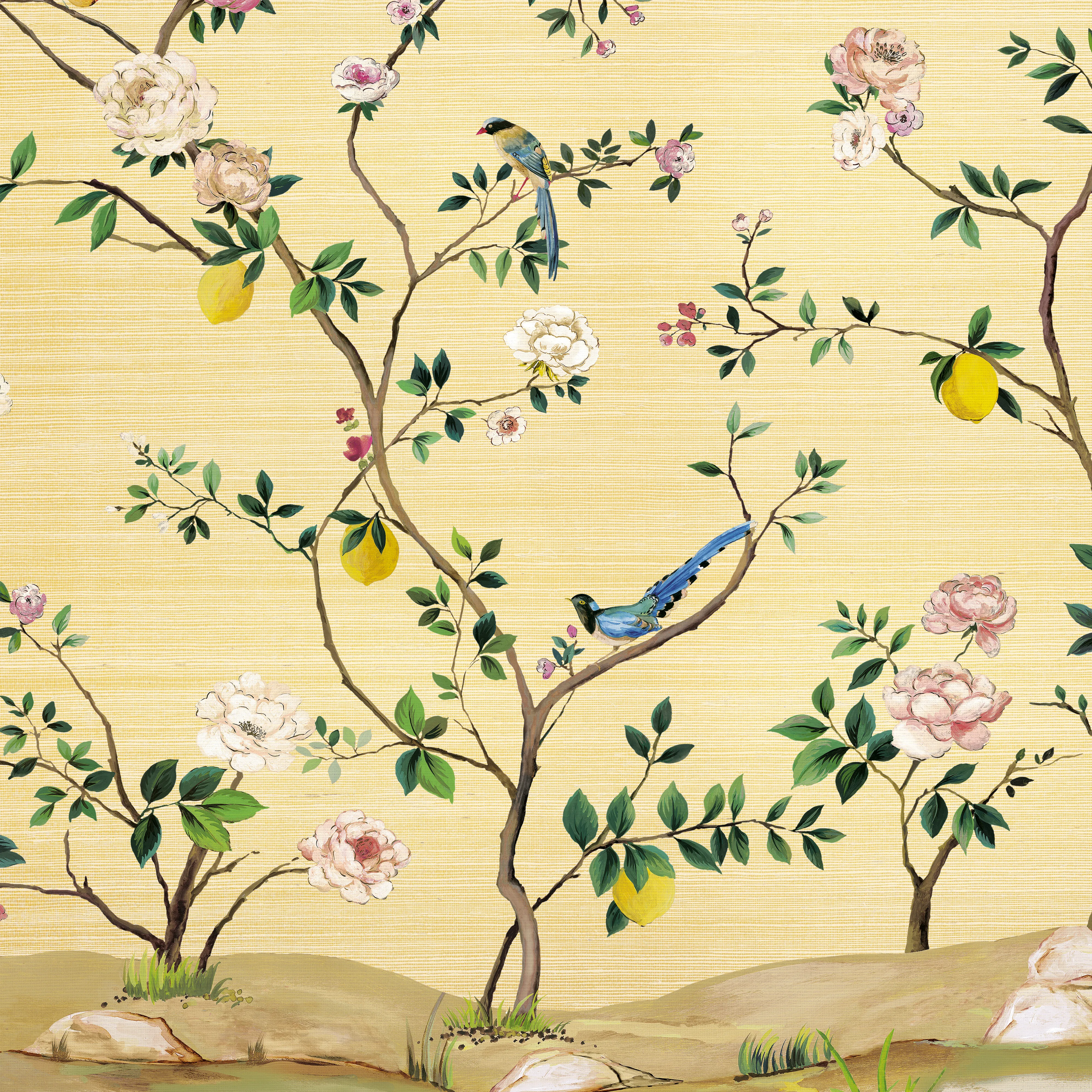Kravet Design Panel Designs W4188 in Green & Yellow (W4188.340.0)
