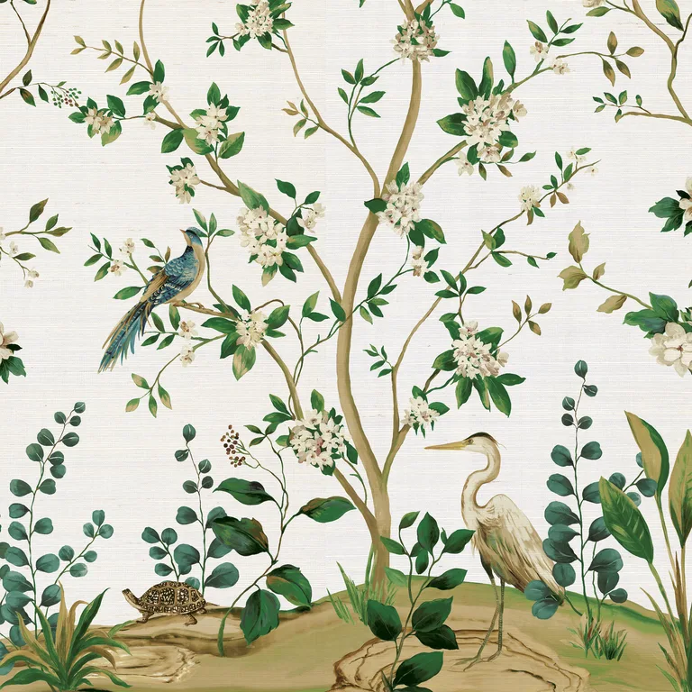 Kravet Design Panel Designs W4189 in Green & Beige (W4189.316.0)