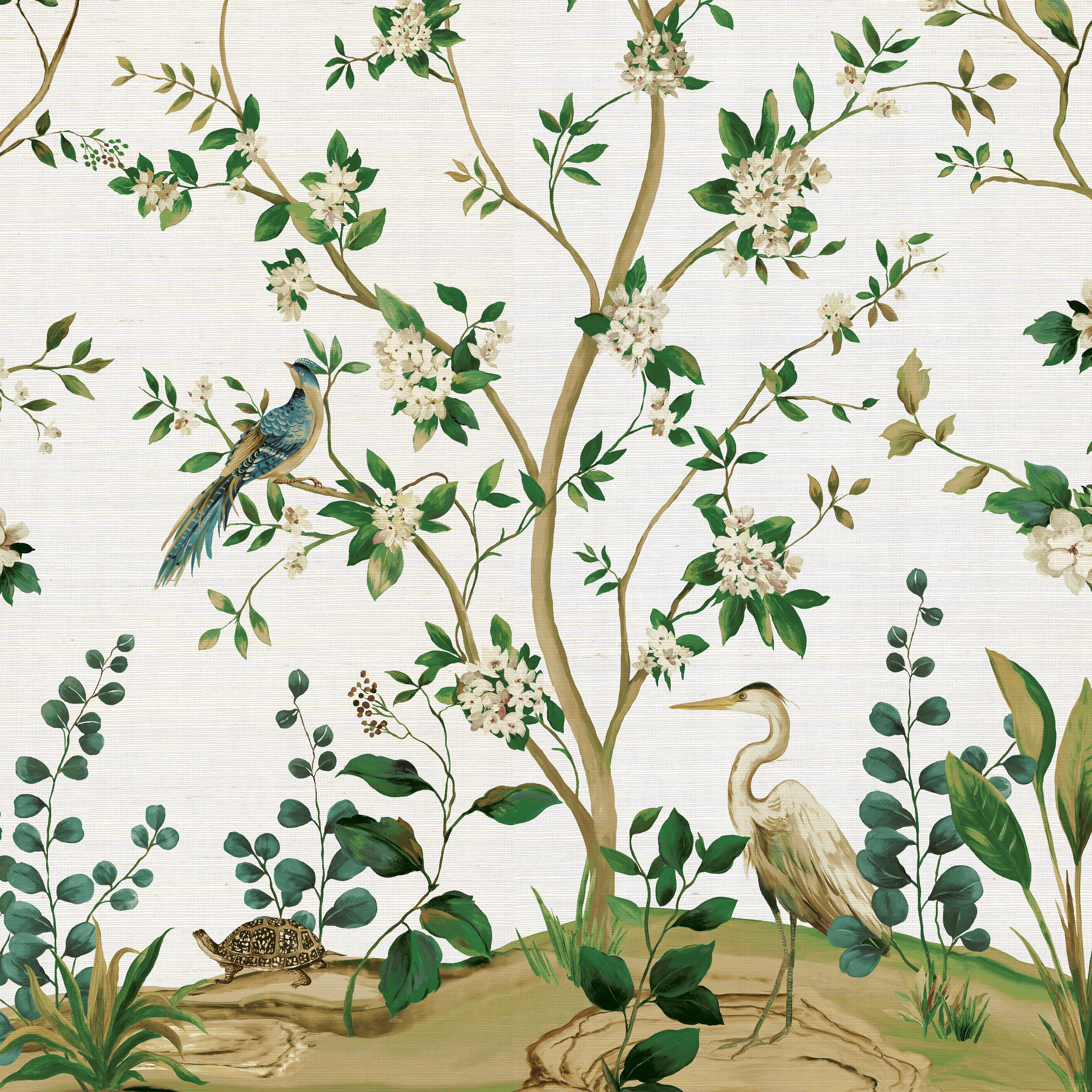 Kravet Design Panel Designs W4189 in Green & Beige (W4189.316.0)
