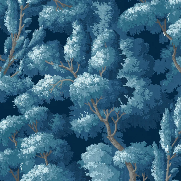 Kravet Design Panel Designs W4193 in Blue & Dark Blue (W4193.550.0)