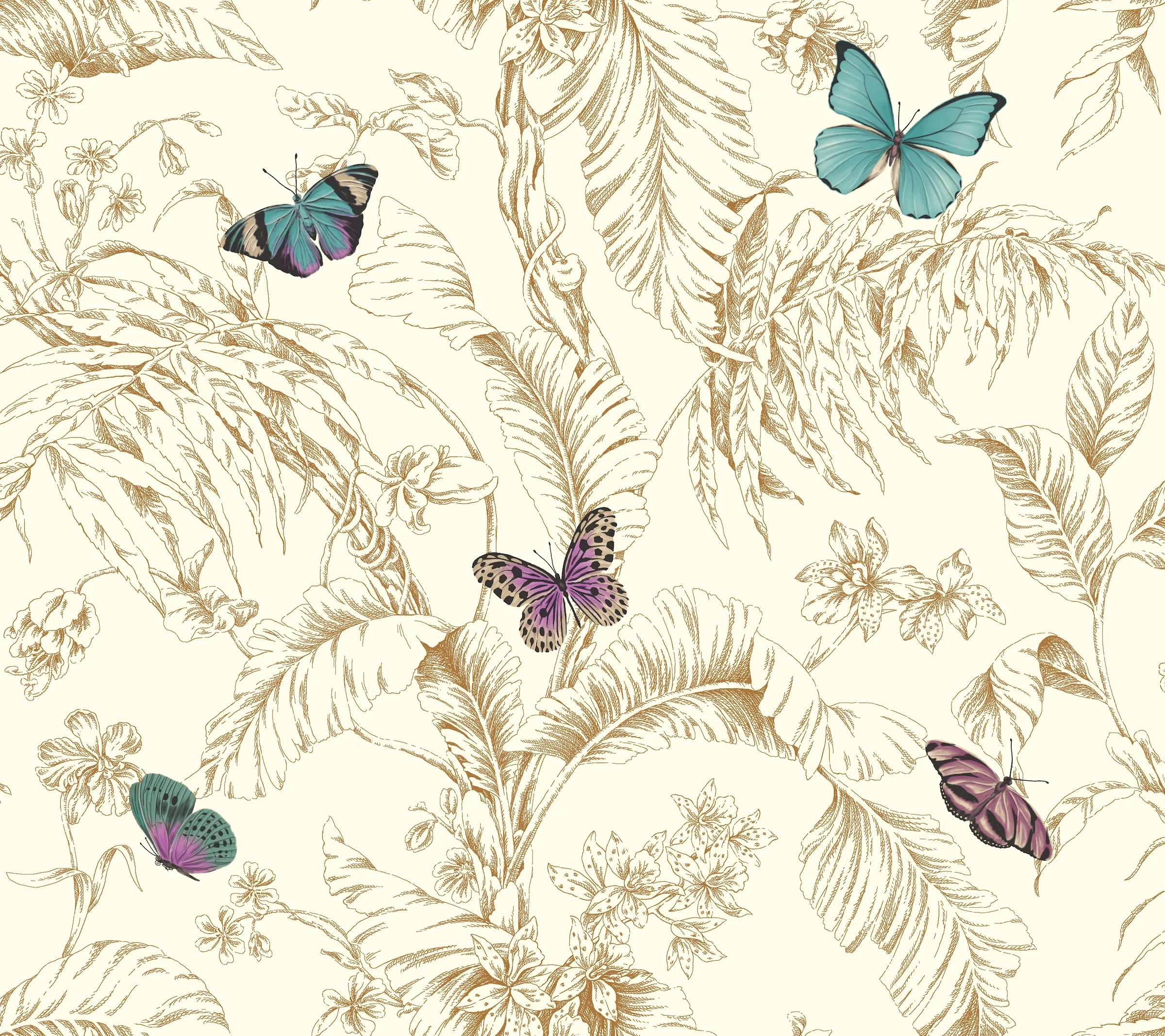 Kravet Design Toiles Resource Library W4234 in Green & Pink (W4234.413.0)