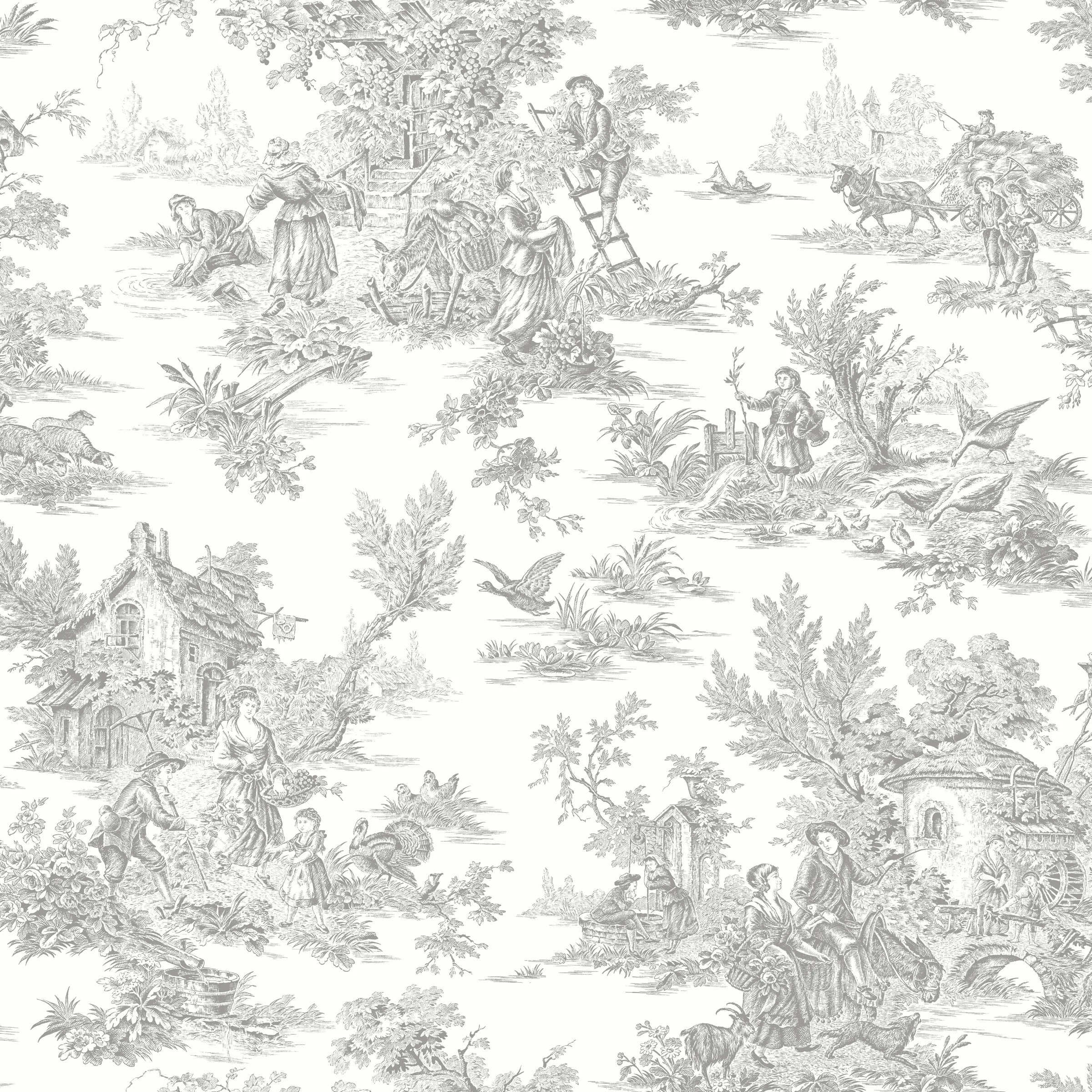 Kravet Design Toiles Resource Library W4235 in Blue & White (W4235.1101.0)