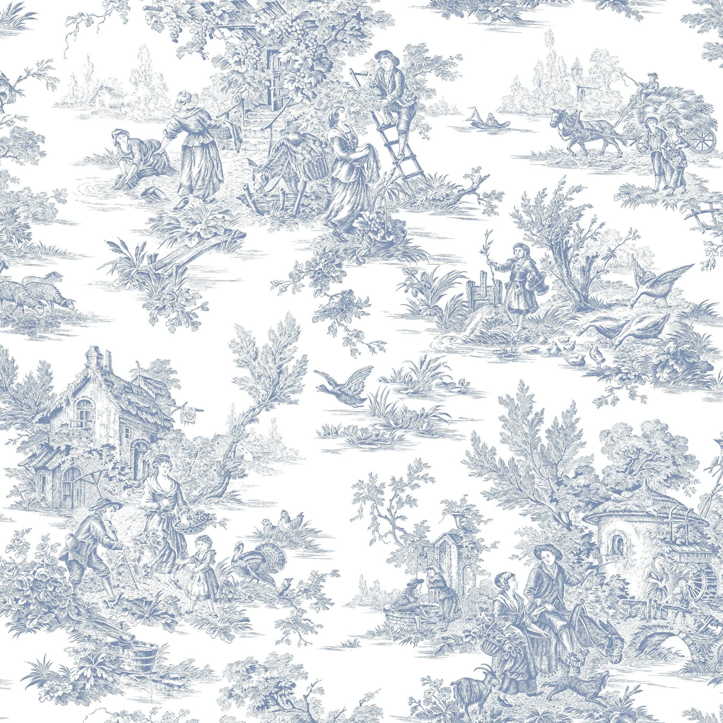Kravet Design Toiles Resource Library W4235 in Grey & White (W4235.5.0)