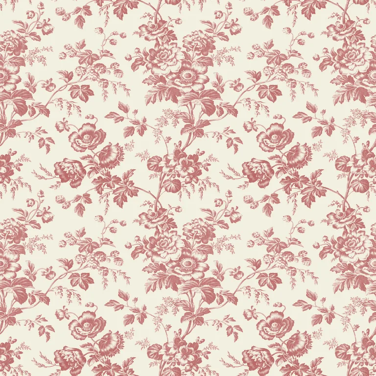 Kravet Design Toiles Resource Library W4243 in Red & White (W4243.19.0)