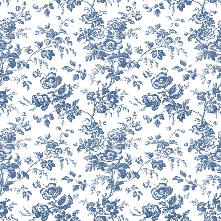 Kravet Design Toiles Resource Library W4243 in Blue & White (W4243.5.0)