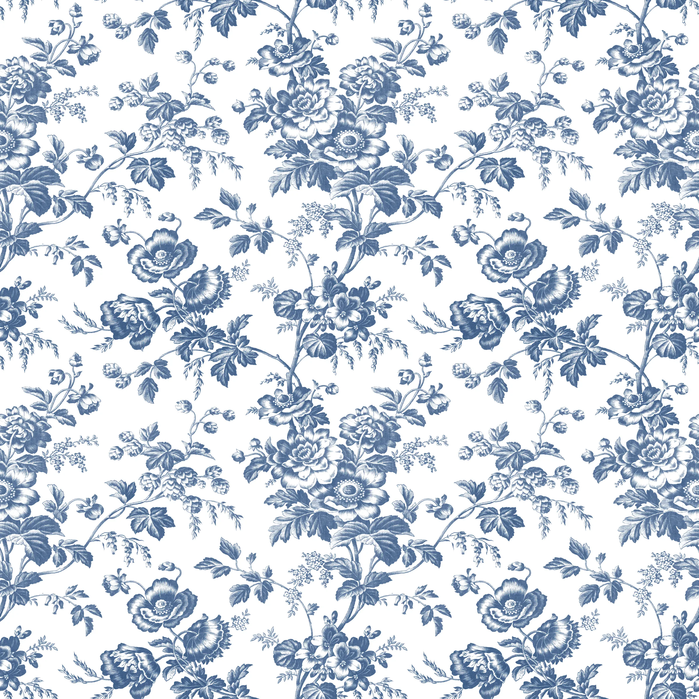 Kravet Design Toiles Resource Library W4243 in Blue & White (W4243.5.0)