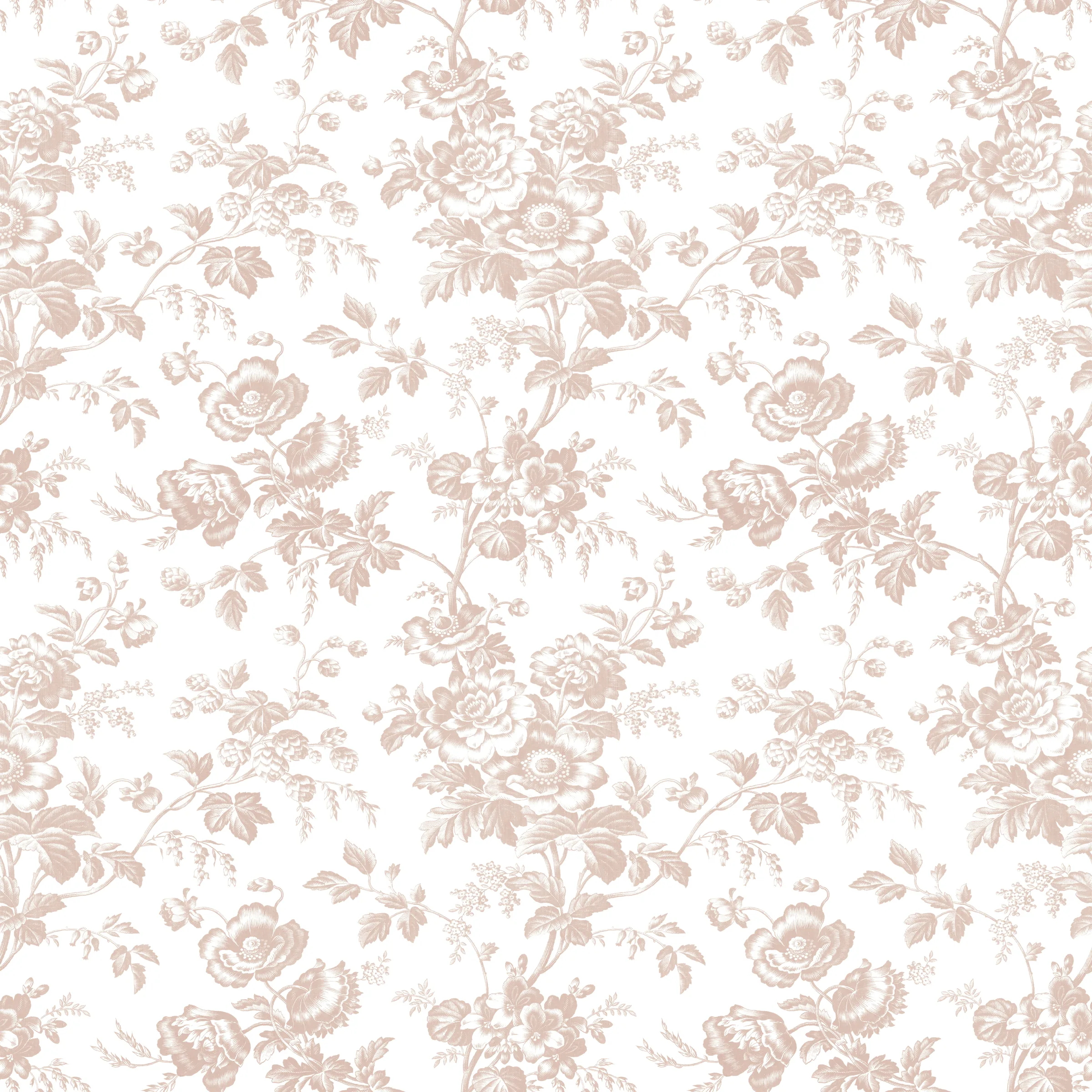 Kravet Design Toiles Resource Library W4243 in Pink & White (W4243.77.0)