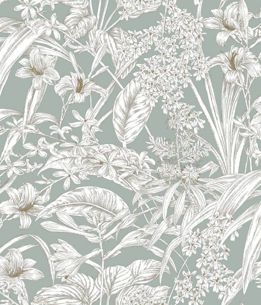 Kravet Design Toiles Resource Library W4248 in Turquoise & White (W4248.13.0)