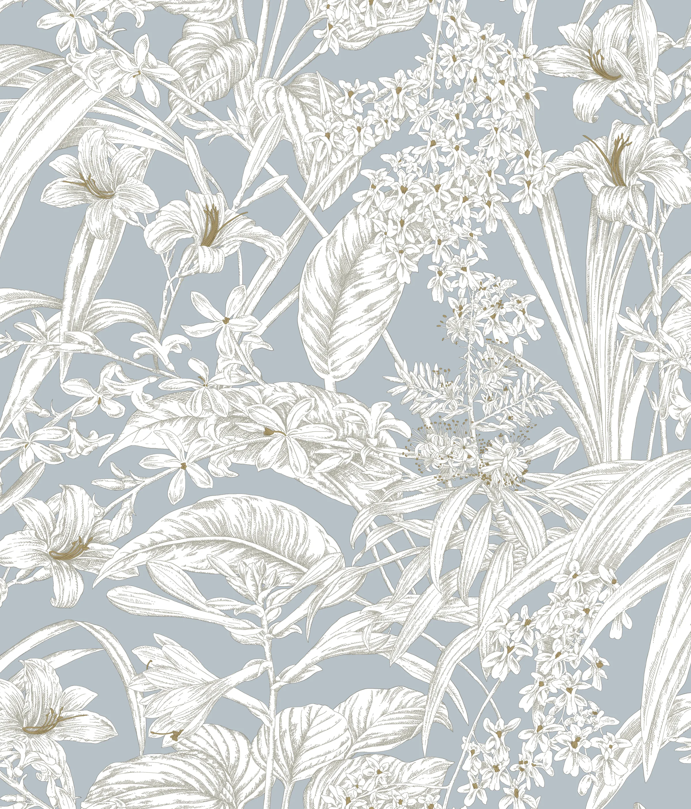 Kravet Design Toiles Resource Library W4248 in Light Blue & White (W4248.15.0)