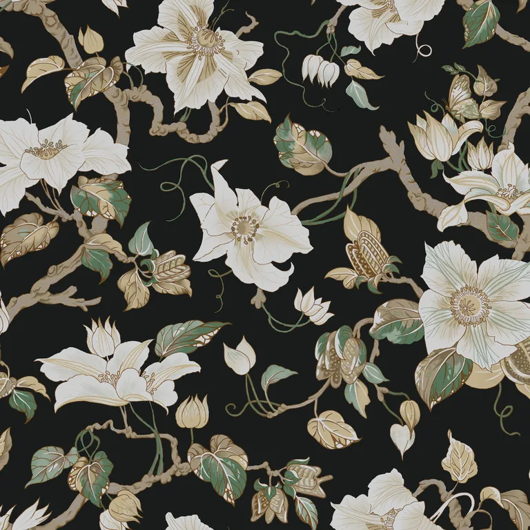 Kravet Design Ronald Redding Classics W4274 in Black (W4274.83.0)