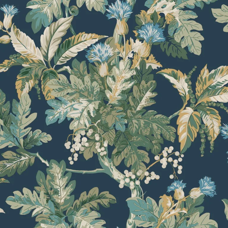 Kravet Design Ronald Redding Classics W4275 in Blue (W4275.514.0)
