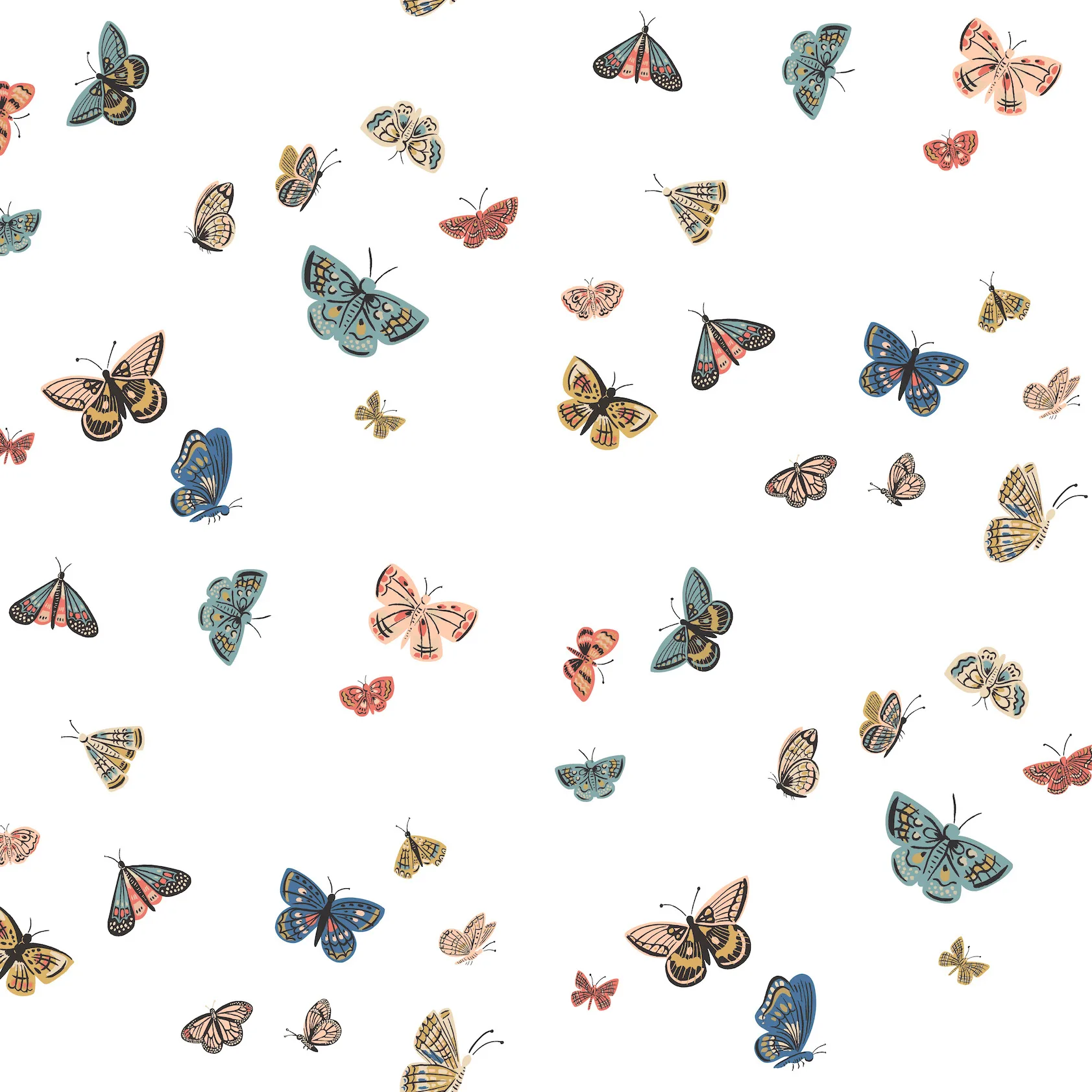 W4289.51.0 | Rifle Paper Co Third Edition W4289 – White & Blue