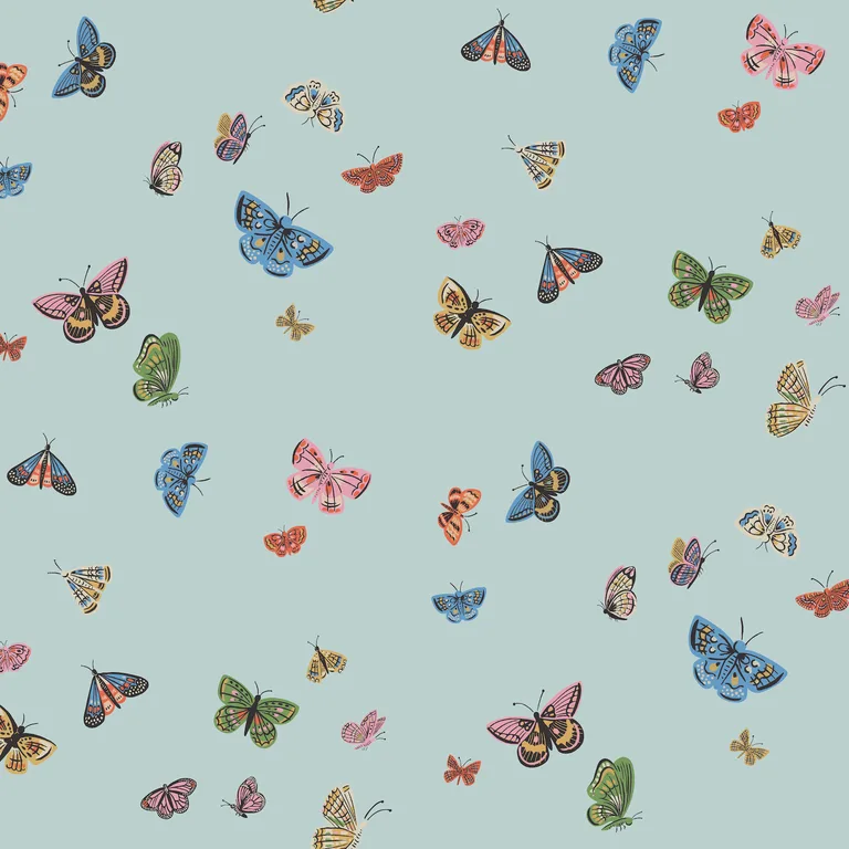 Kravet Design Rifle Paper Co Third Edition W4289 in Blue & Multi (W4289.517.0)