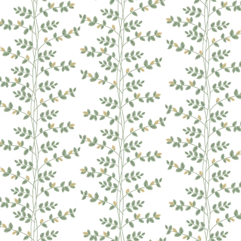 Kravet Design Rifle Paper Co Third Edition W4290 in White & Green (W4290.316.0)