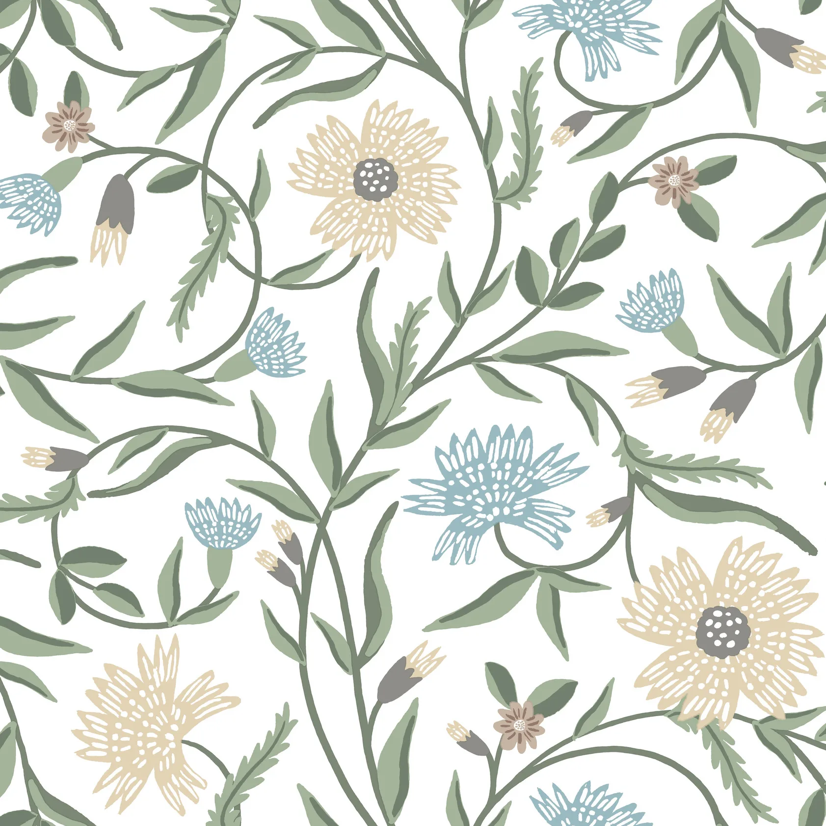 W4291.1611.0 | Rifle Paper Co Third Edition W4291 – Green & Beige