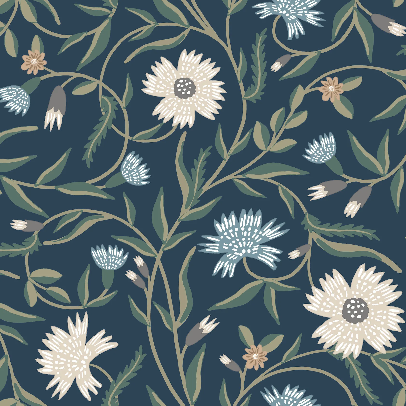 W4291.511.0 | Rifle Paper Co Third Edition W4291 – Blue & Grey