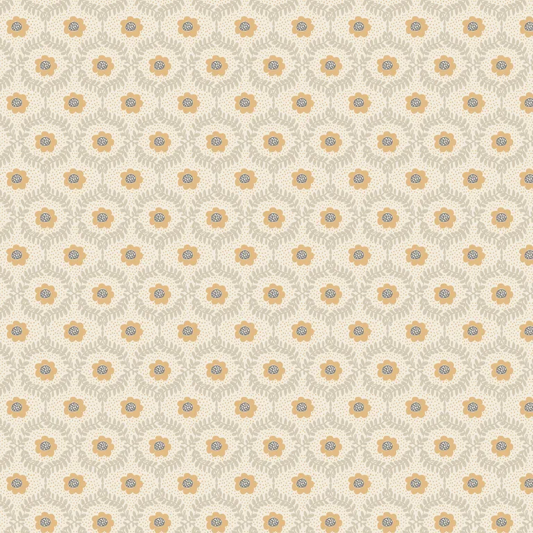 Kravet Design Rifle Paper Co Third Edition W4292 in White & Yellow (W4292.411.0)