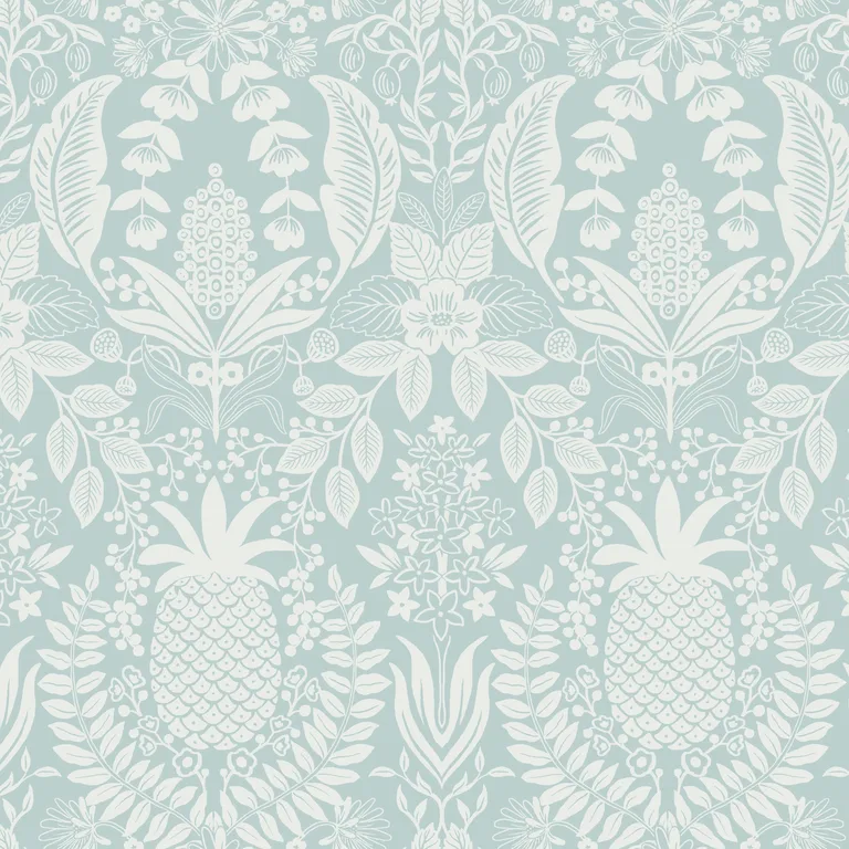 Kravet Design Rifle Paper Co Third Edition W4295 in Blue & White (W4295.15.0)