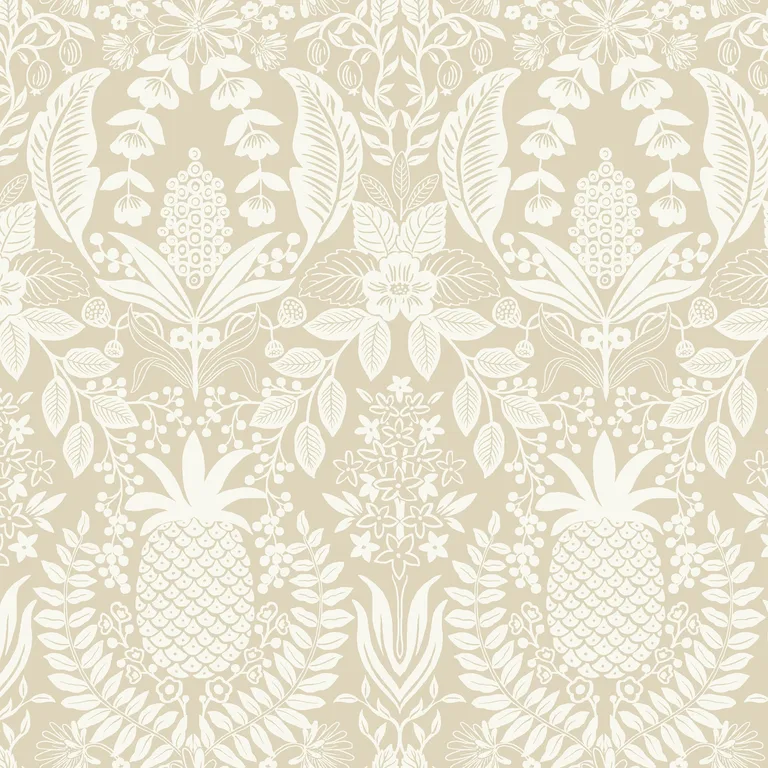 Kravet Design Rifle Paper Co Third Edition W4295 in Beige & White (W4295.16.0)
