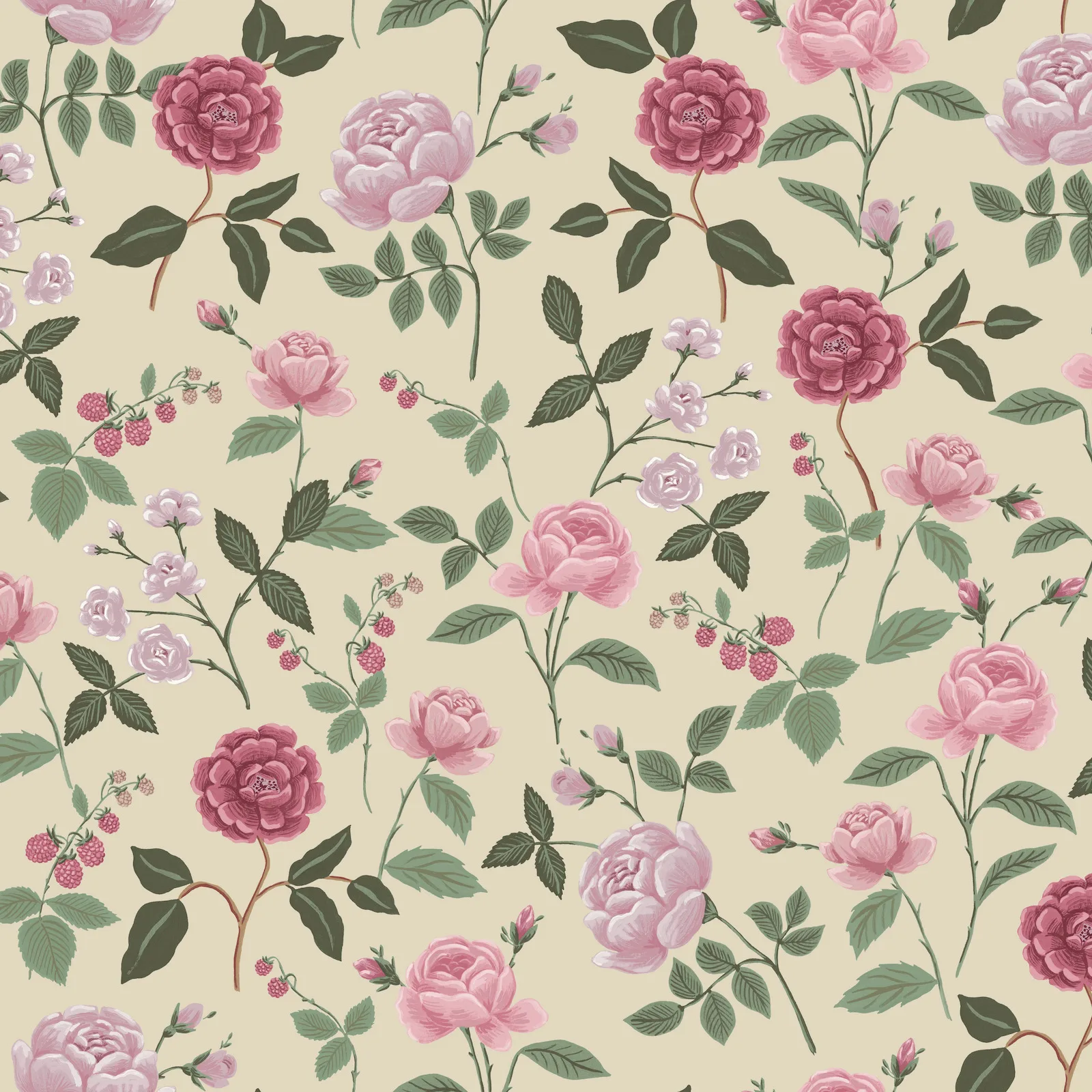 W4299.1617.0 | Rifle Paper Co Third Edition W4299 – Pink & Beige