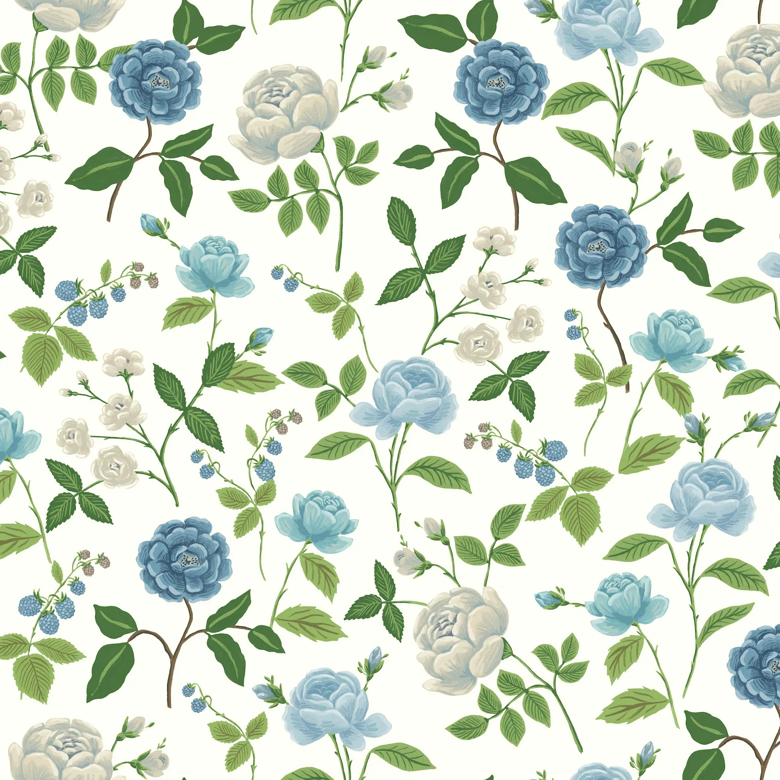 W4299.511.0 | Rifle Paper Co Third Edition W4299 – Blue & Grey