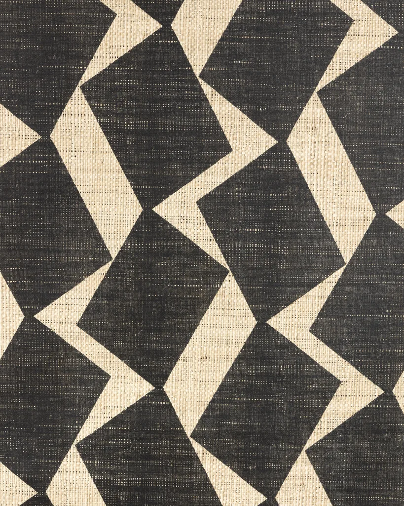 Kravet Design Decorative Vinyls W4321 in Black & Neutral (W4321.84.0)