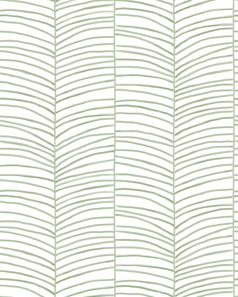Kravet Design Montecito W4338 in Green & White (W4338.3.0)