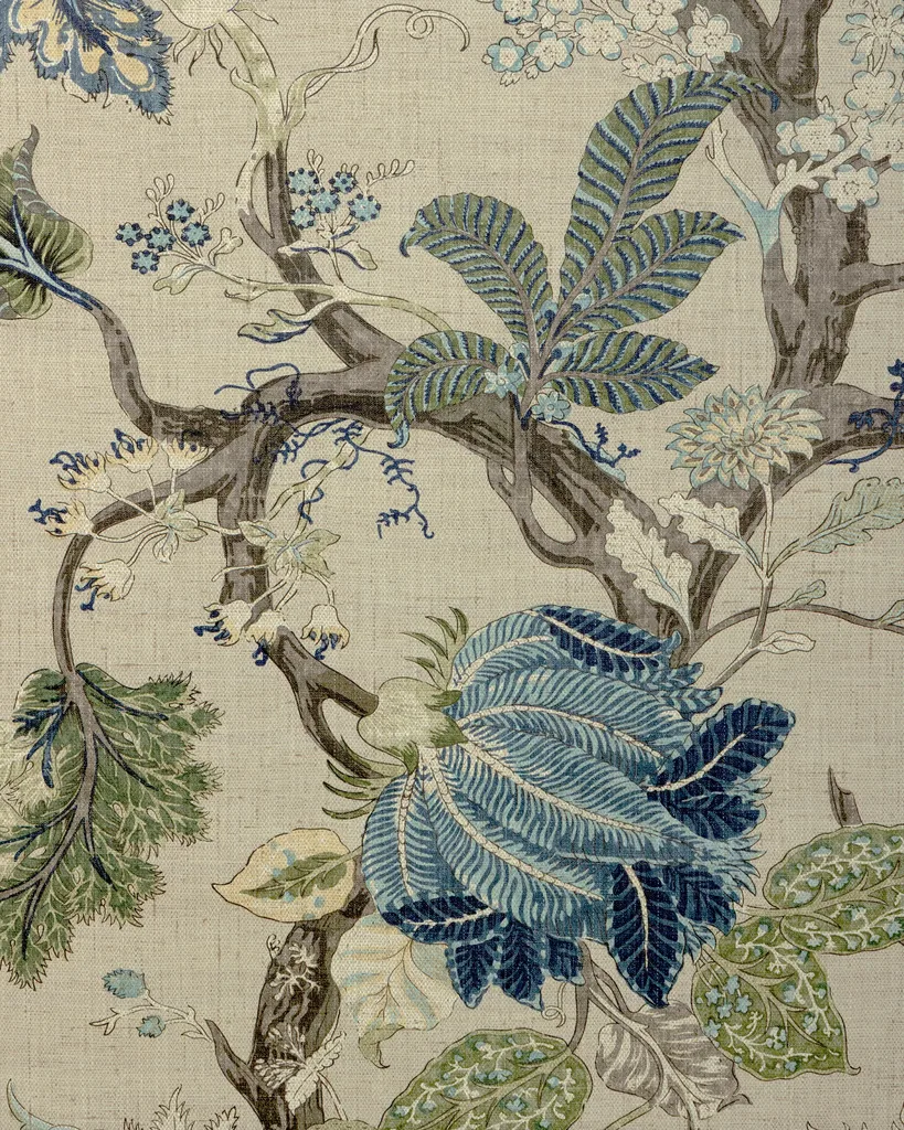 Kravet Design Club Room W4362 in Blue & Taupe (W4362.516.0)