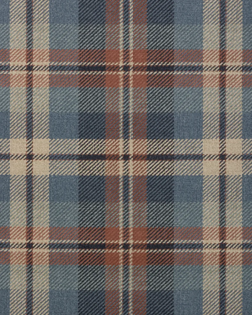 Kravet Design Club Room W4363 in Red & Blue (W4363.524.0)
