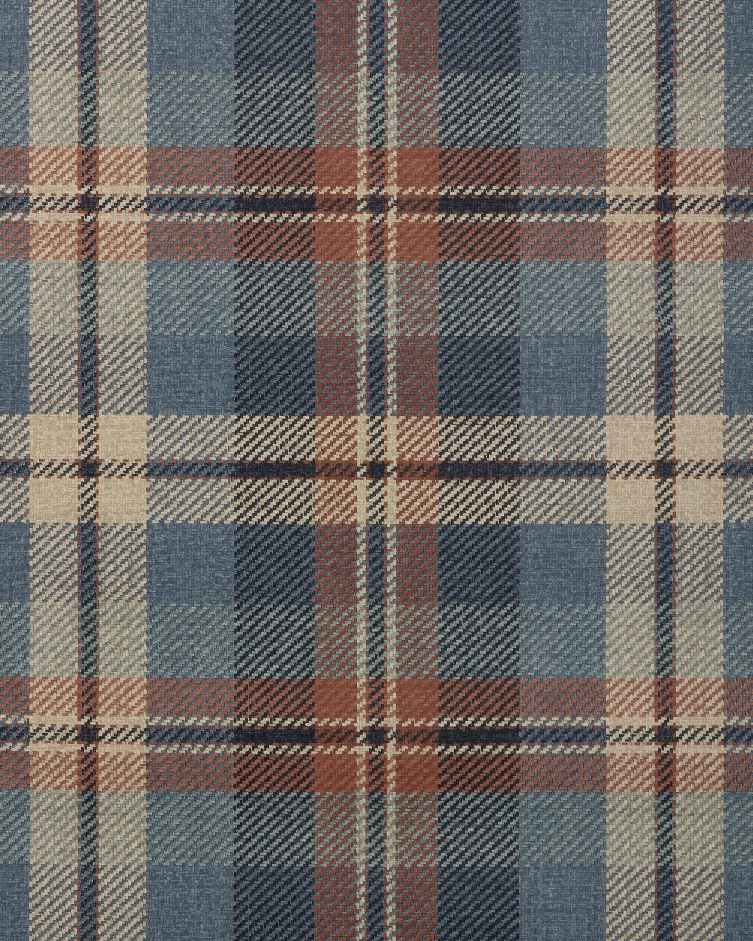 Kravet Design Club Room W4363 in Red & Blue (W4363.524.0)