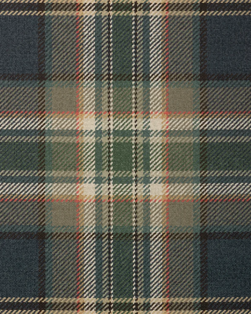 Kravet Design Club Room W4364 in Red & Green (W4364.315.0)