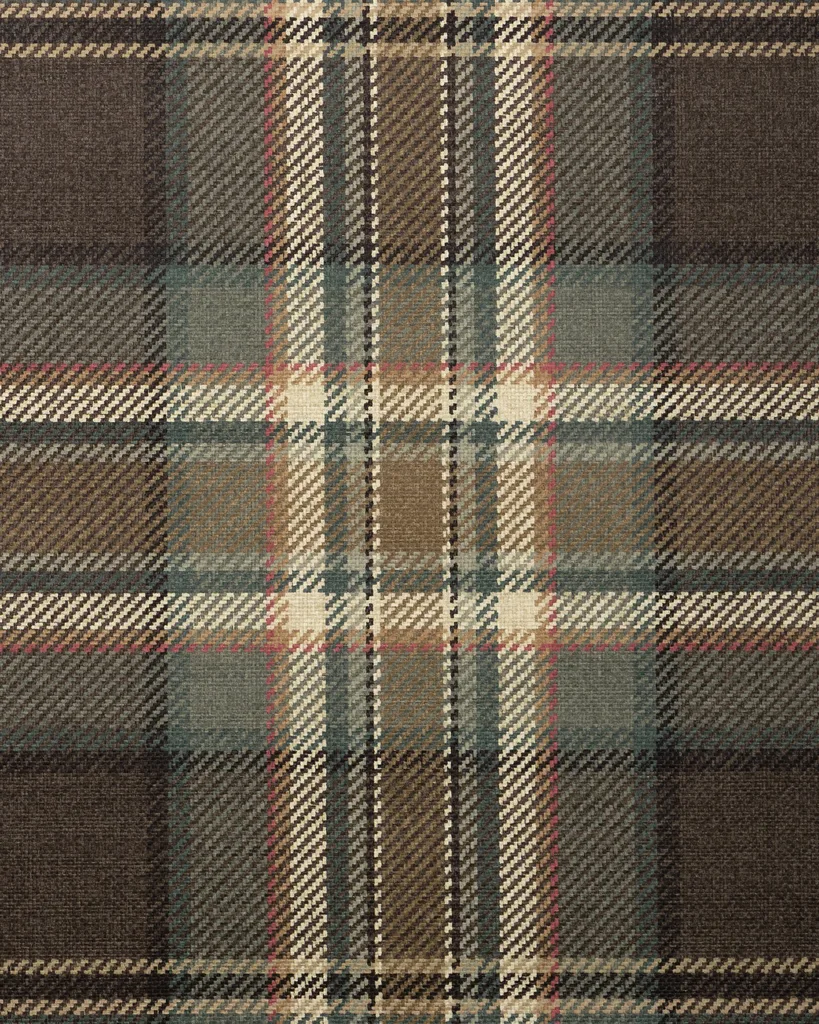 Kravet Design Club Room W4364 in Camel & Green (W4364.6116.0)