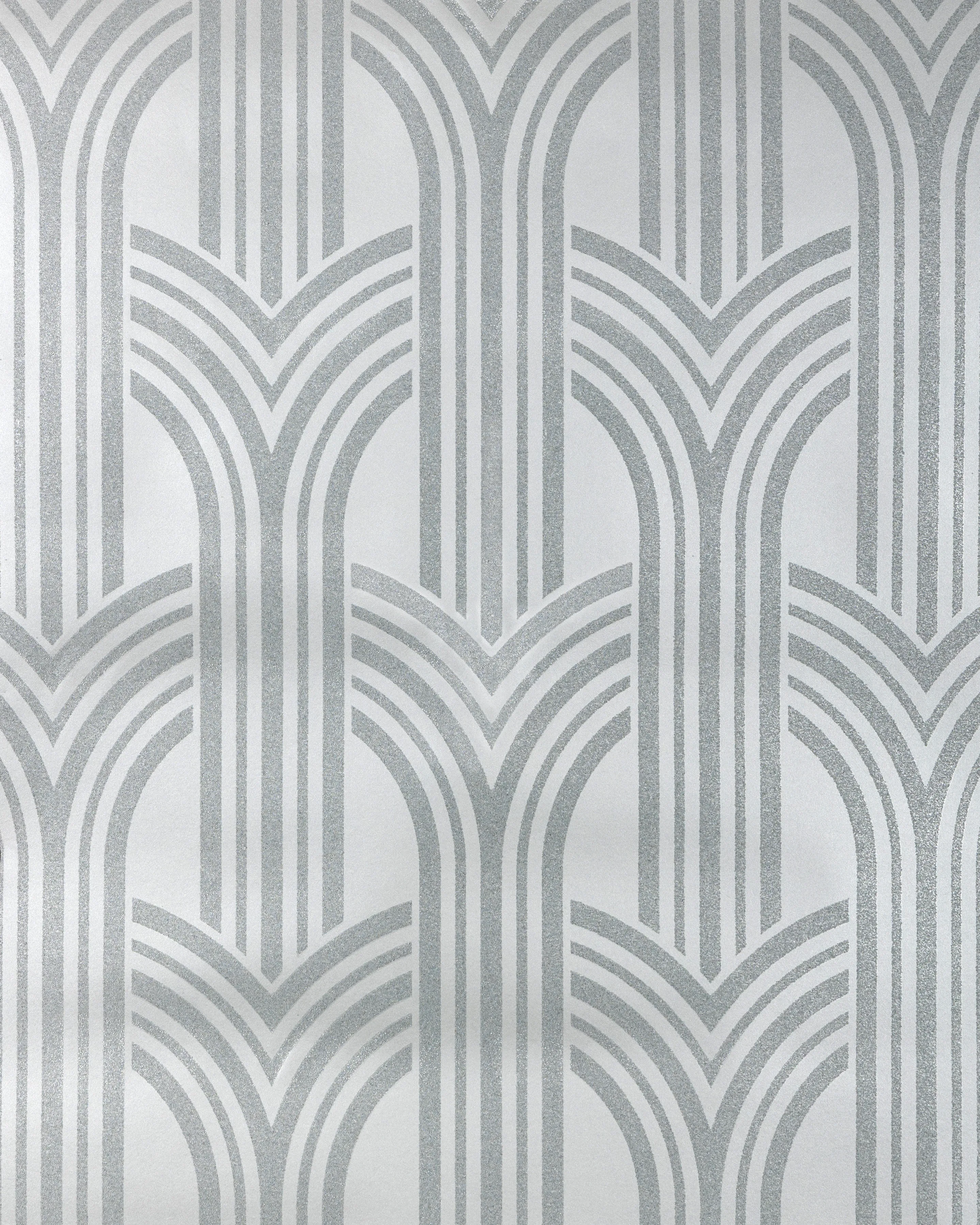 Kravet Design Modern Wallcovering W4373 in Grey & Silver (W4373.11.0)