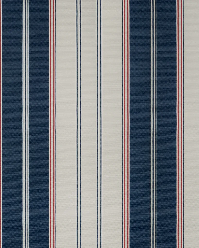 Kravet Design Stripe Wallcovering W4376 in Blue & Red (W4376.519.0)