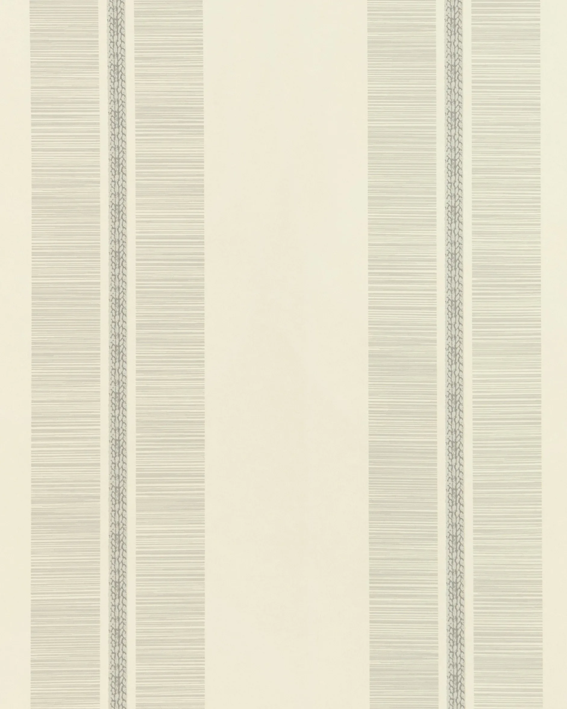 Kravet Design Stripe Wallcovering W4377 in Ivory & Silver (W4377.11.0)