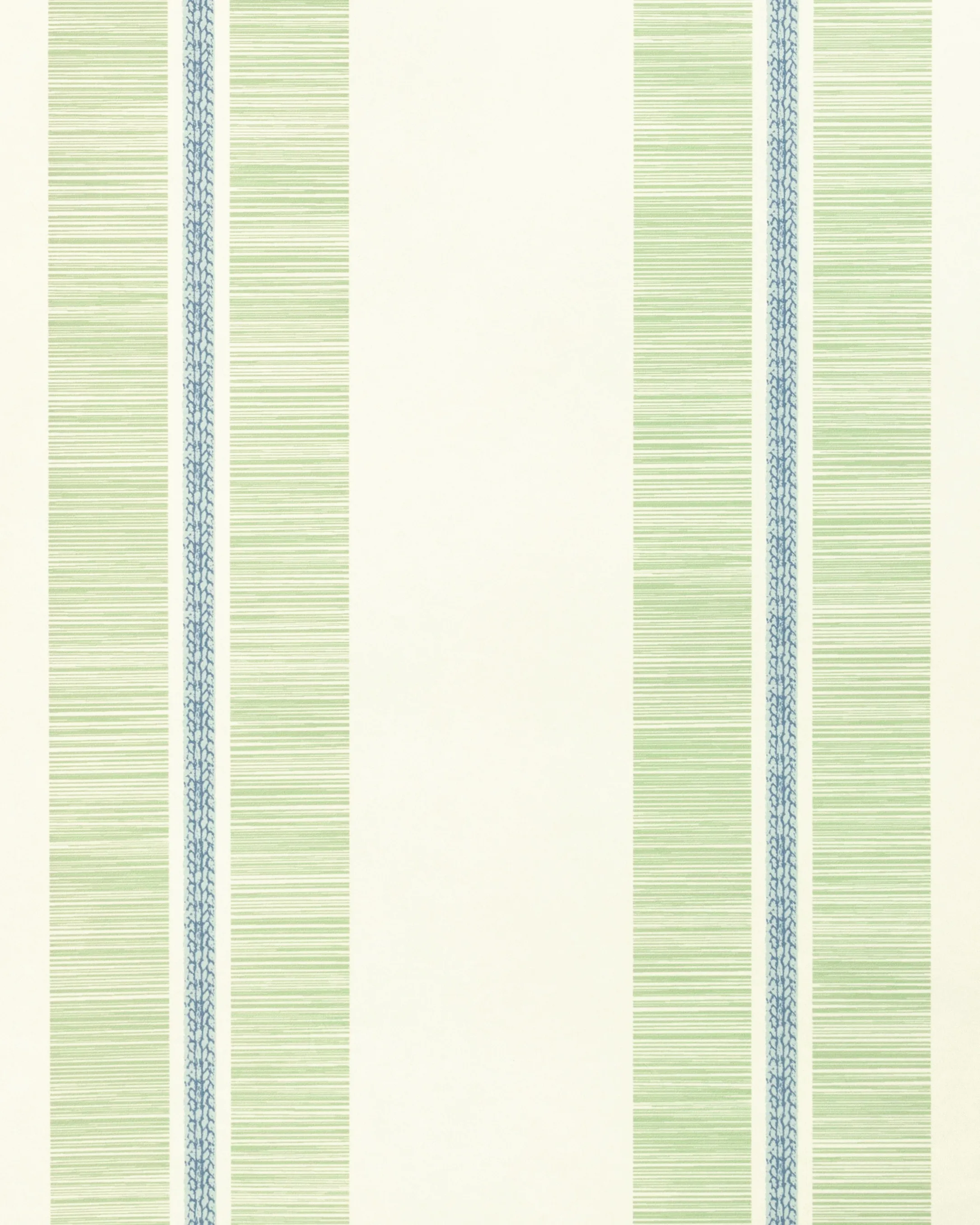 W4377.315.0 | Stripe Wallcovering W4377 – Ivory & Green