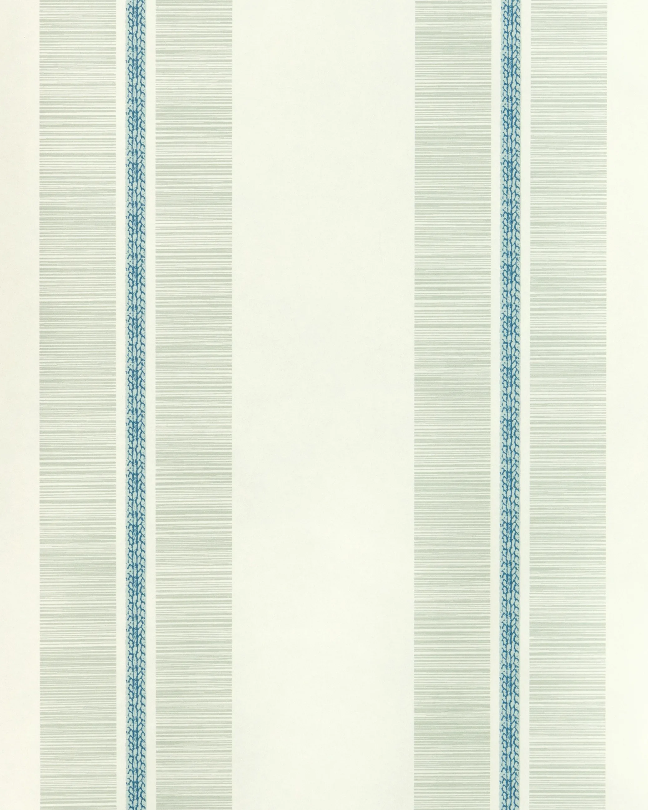 W4377.511.0 | Stripe Wallcovering W4377 – Ivory & Blue