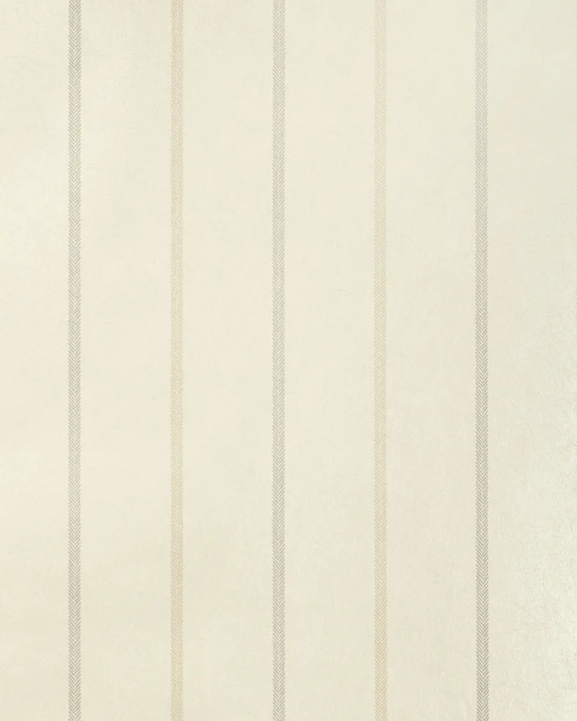 Kravet Design Stripe Wallcovering W4382 in Ivory & Grey (W4382.111.0)