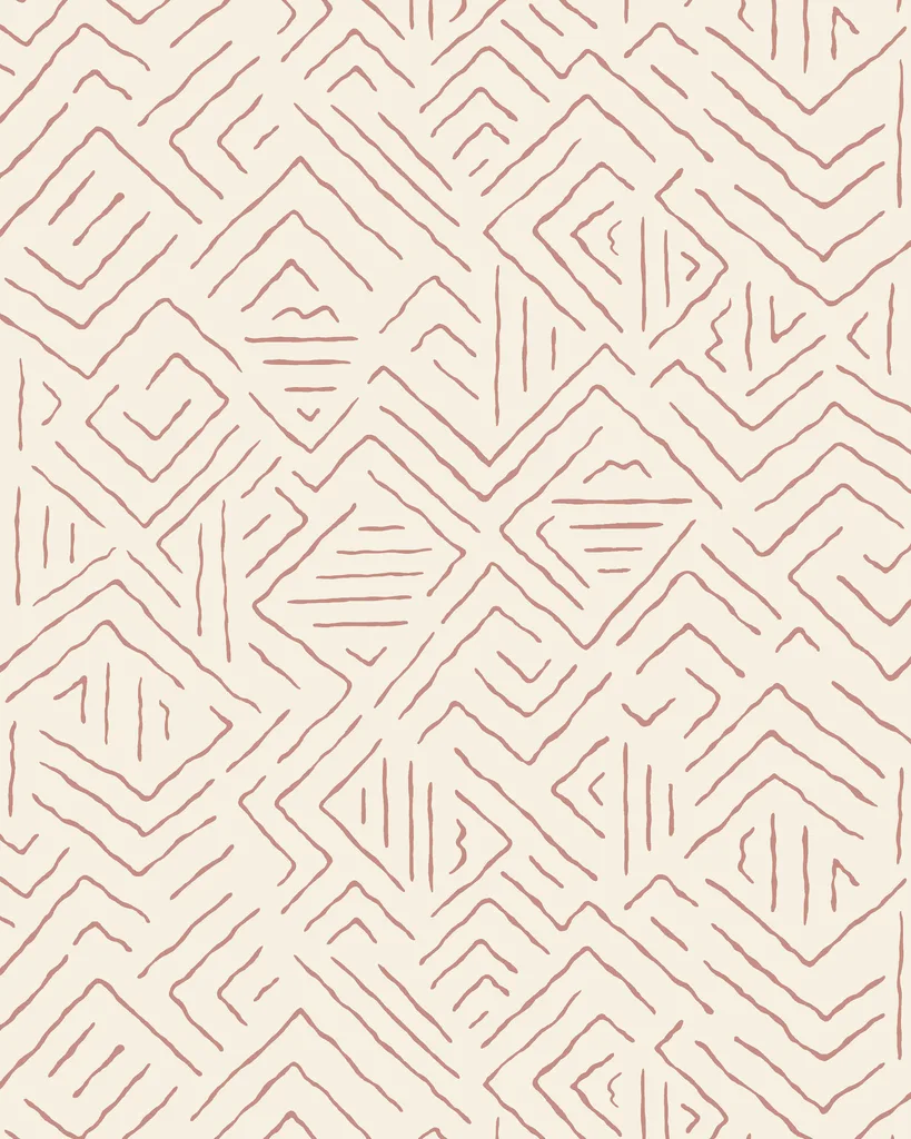 Kravet Design Antonina Vella Artifacts W4383 in Pink & White (W4383.77.0)