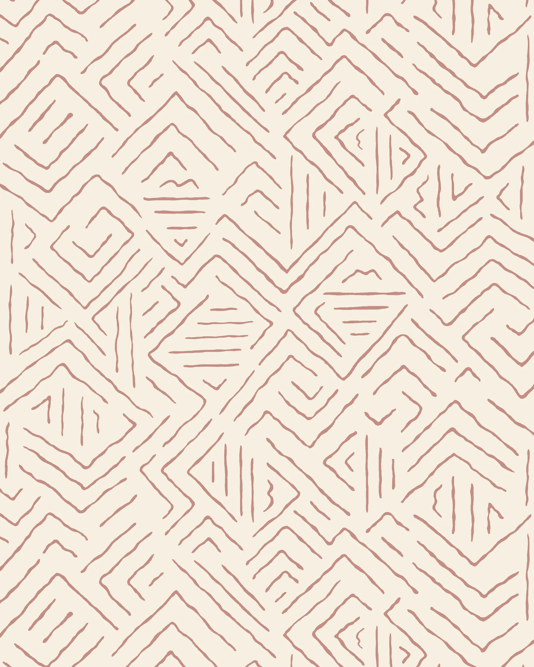 Kravet Design Antonina Vella Artifacts W4383 in Pink & White (W4383.77.0)
