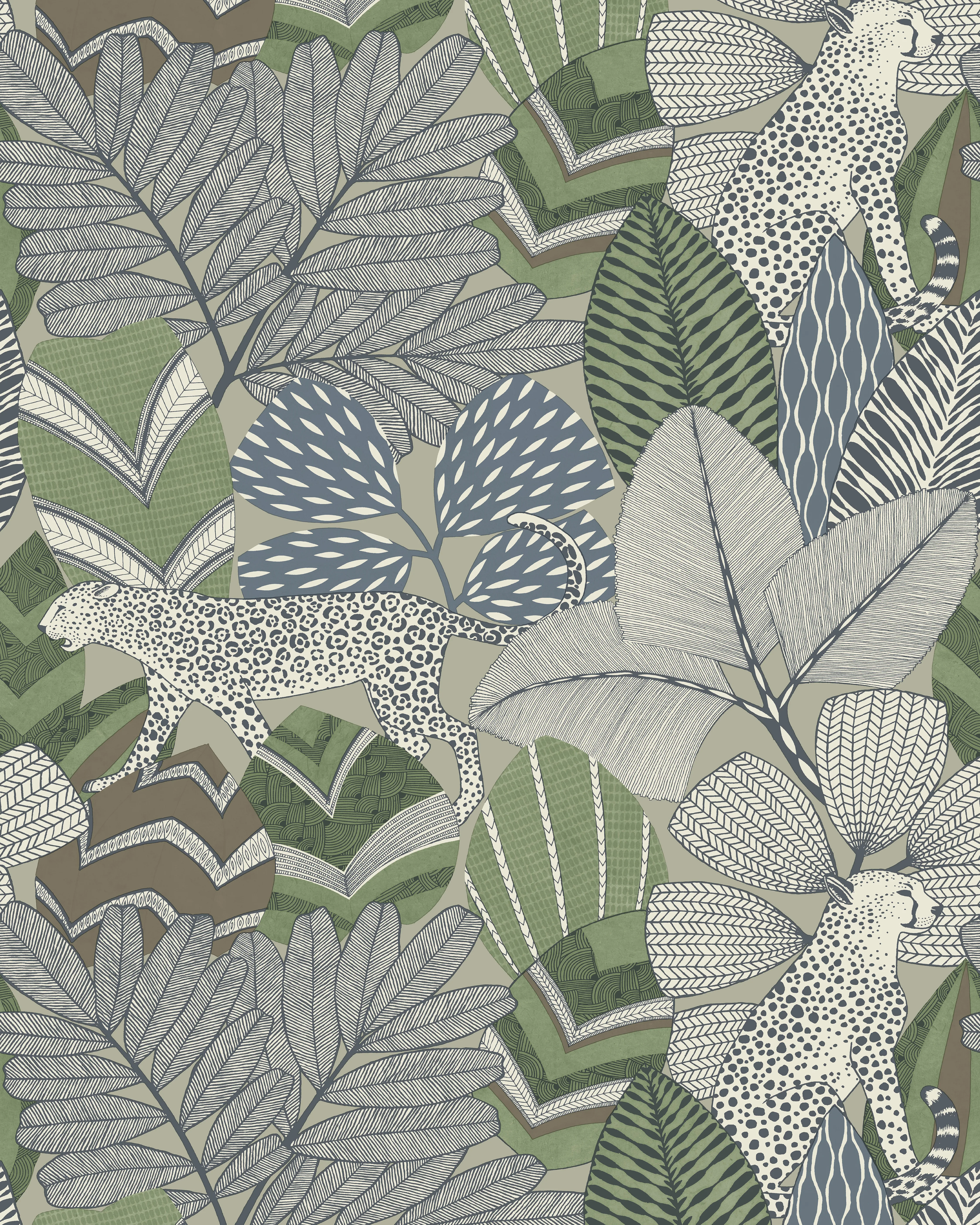 Kravet Design Antonina Vella Artifacts W4386 in Blue & Green (W4386.315.0)