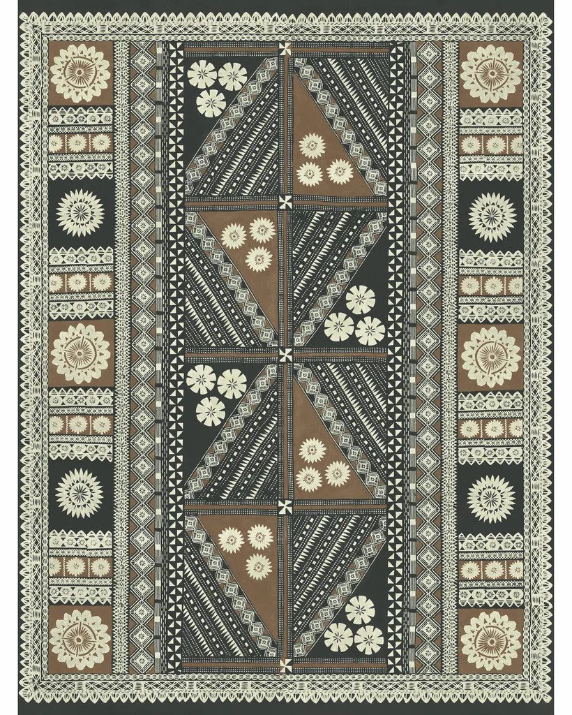 Kravet Design Antonina Vella Artifacts W4388 in Brown & Grey (W4388.6.0)