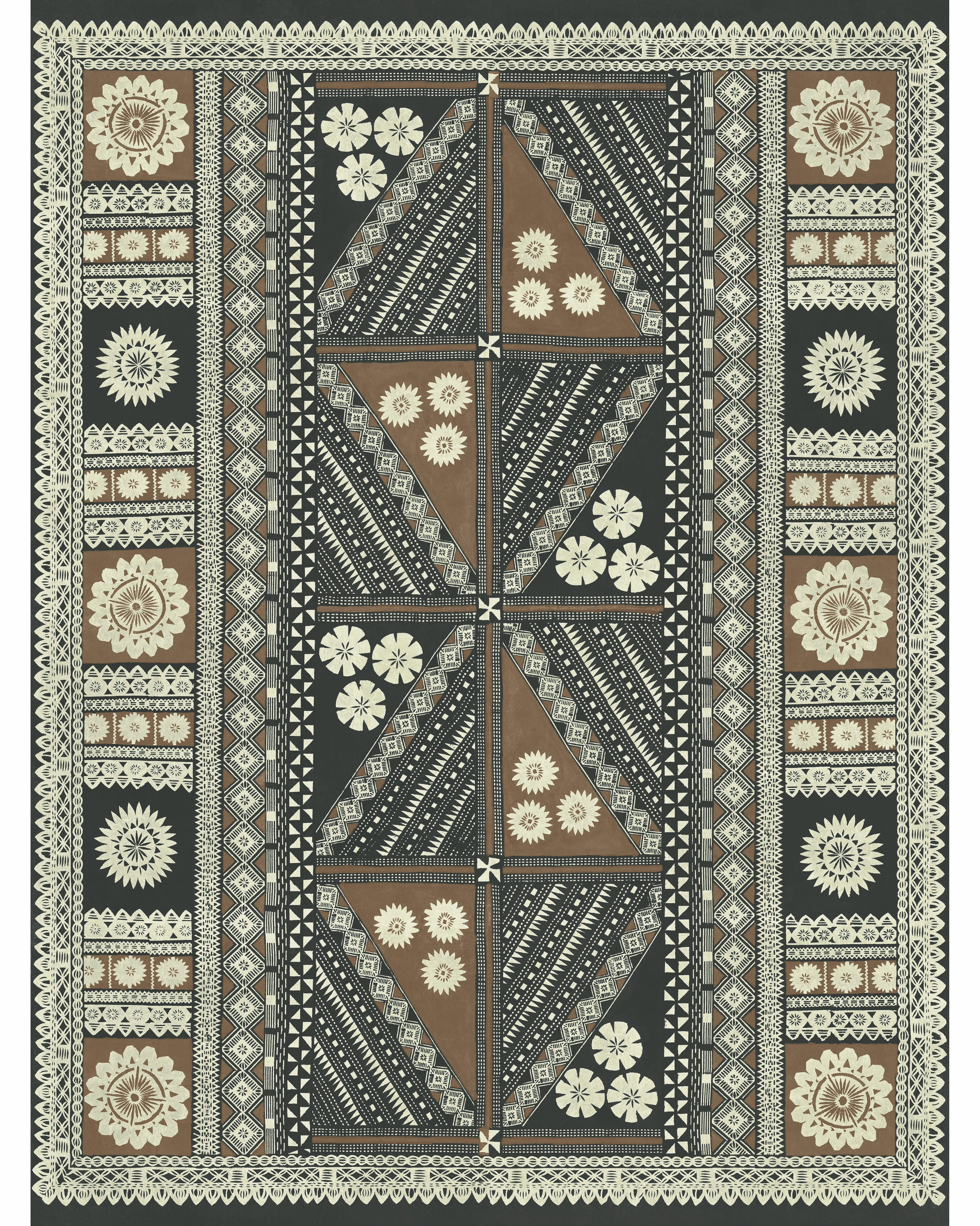 Kravet Design Antonina Vella Artifacts W4388 in Brown & Grey (W4388.6.0)