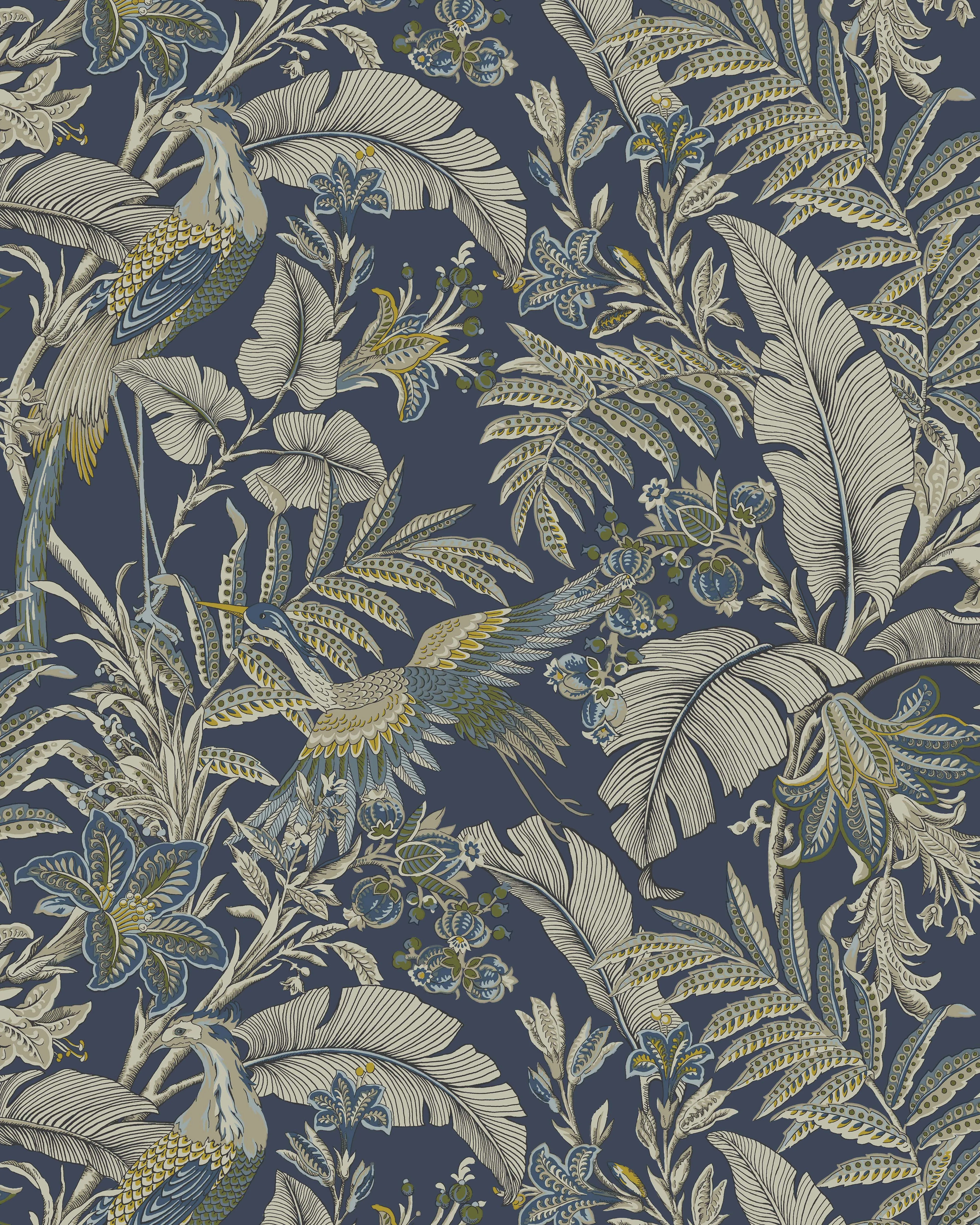 Kravet Design Antonina Vella Artifacts W4389 in Blue & Dark Blue (W4389.50.0)