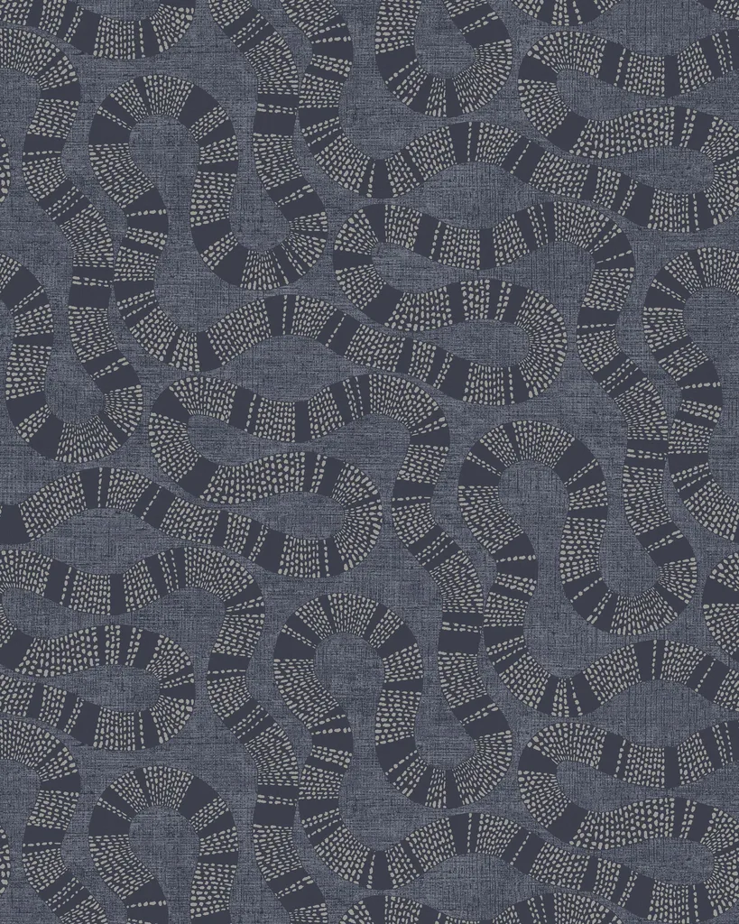 Kravet Design Antonina Vella Artifacts W4394 in Blue & Dark Blue (W4394.50.0)