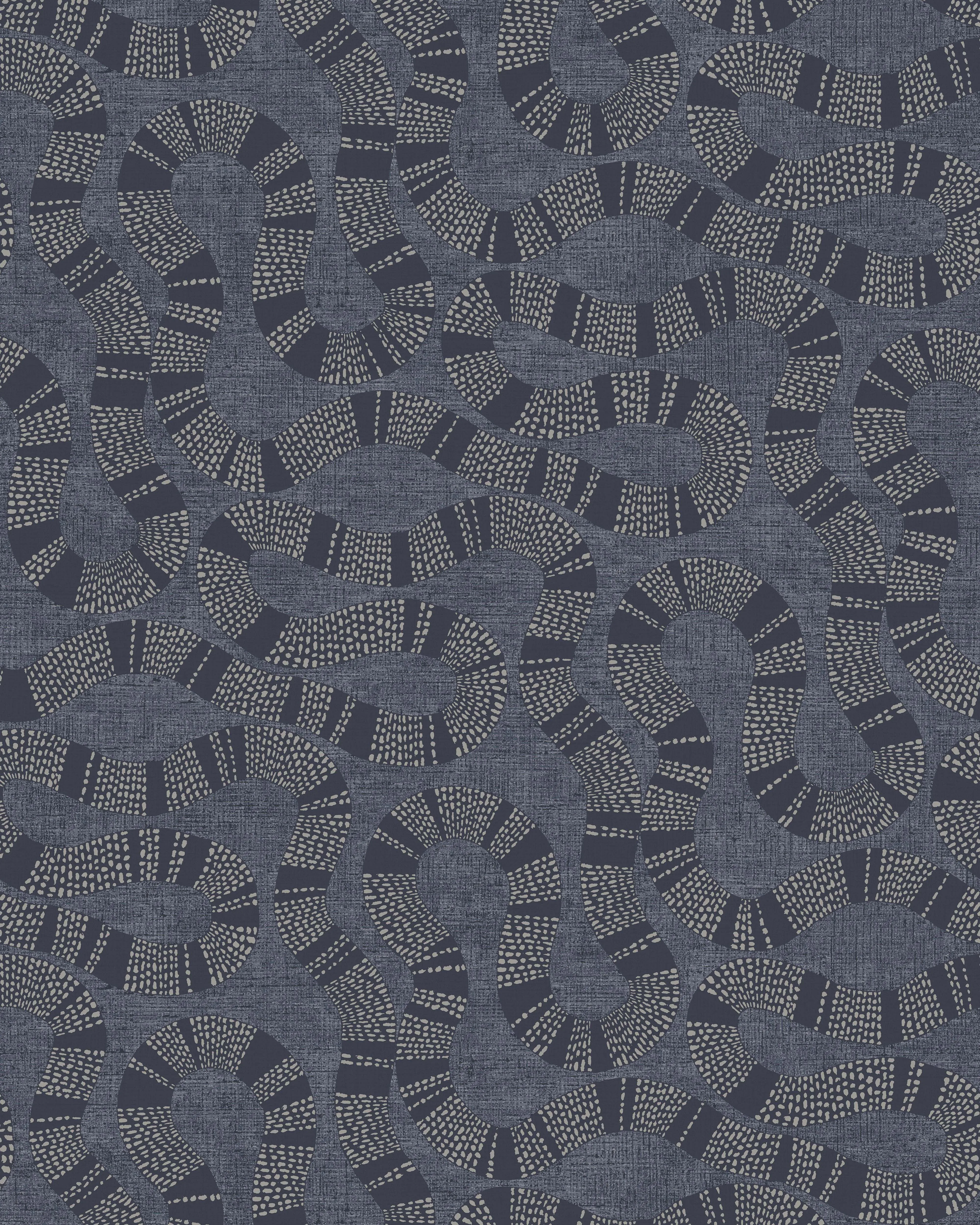 Kravet Design Antonina Vella Artifacts W4394 in Blue & Dark Blue (W4394.50.0)