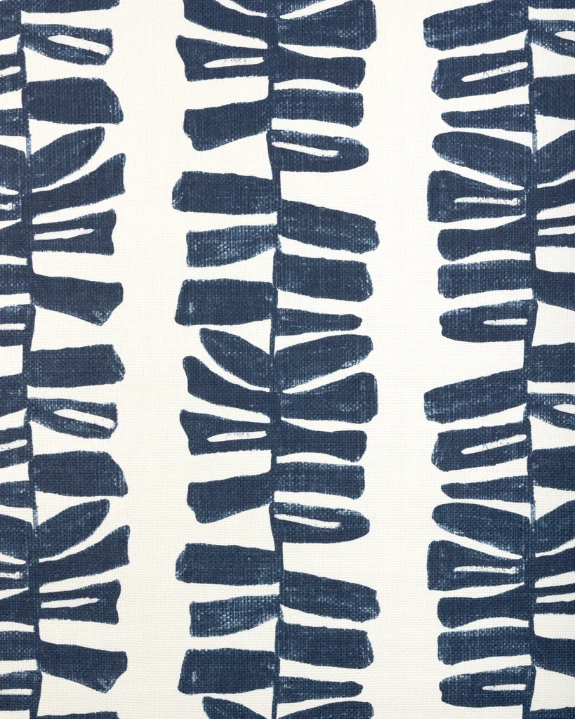 Kravet Design Modern Wallcovering W4396 in Dark Blue & Blue (W4396.50.0)