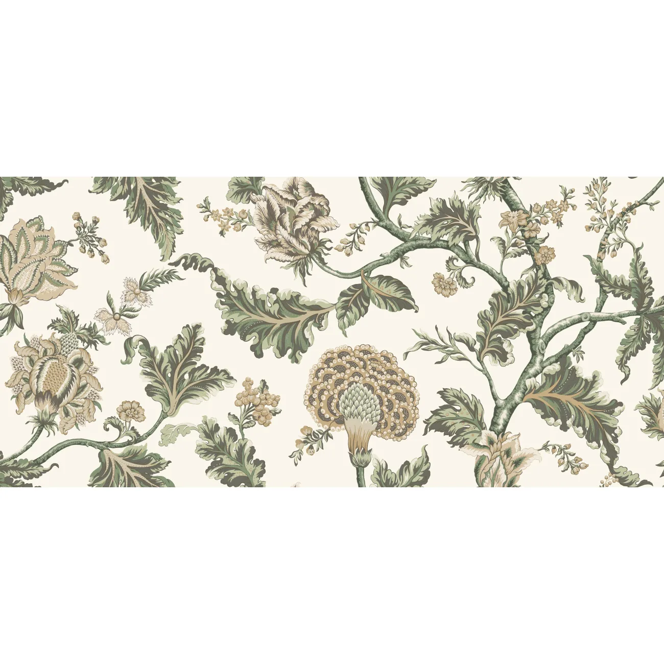Kravet Design Ronald Redding Astoria W4406 in Green & Sage (W4406.30.0)